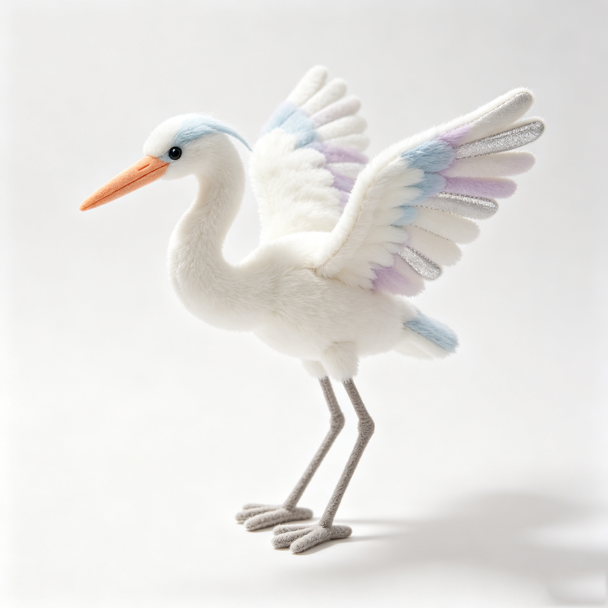 Pastel Heron Stuffed Plush