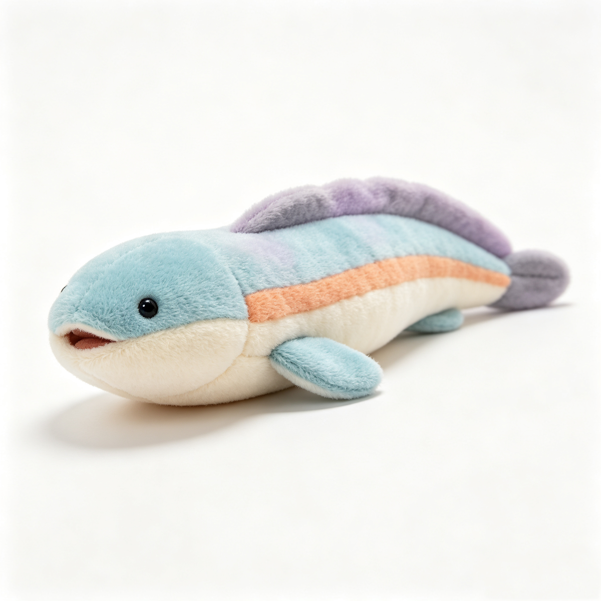 Pastel Striped Eel Plush Toy