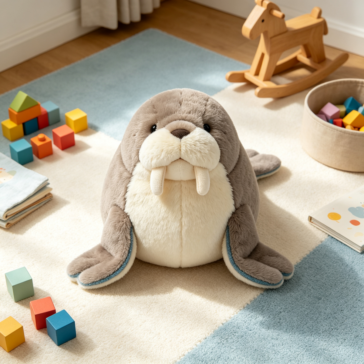 Gentle Walrus Plush Toy