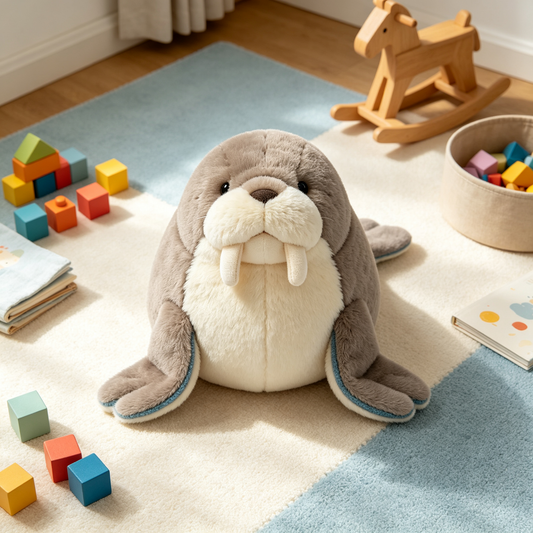 Gentle Walrus Plush Toy