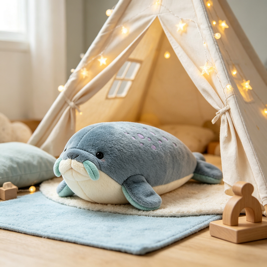 Spotted Manatee Plush Toy