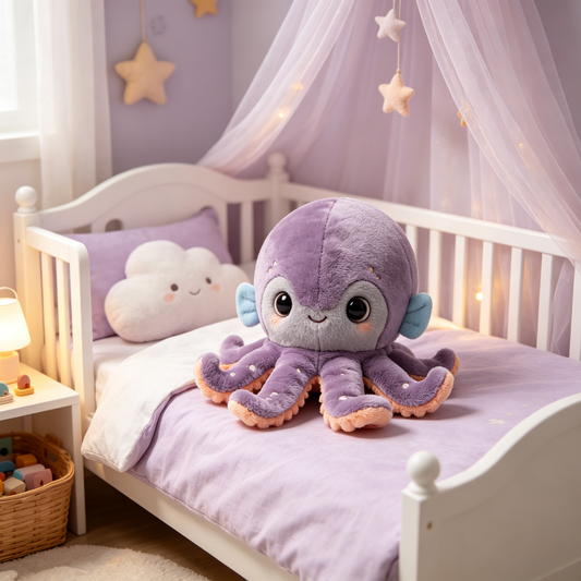Purple Octopus Plush Toy