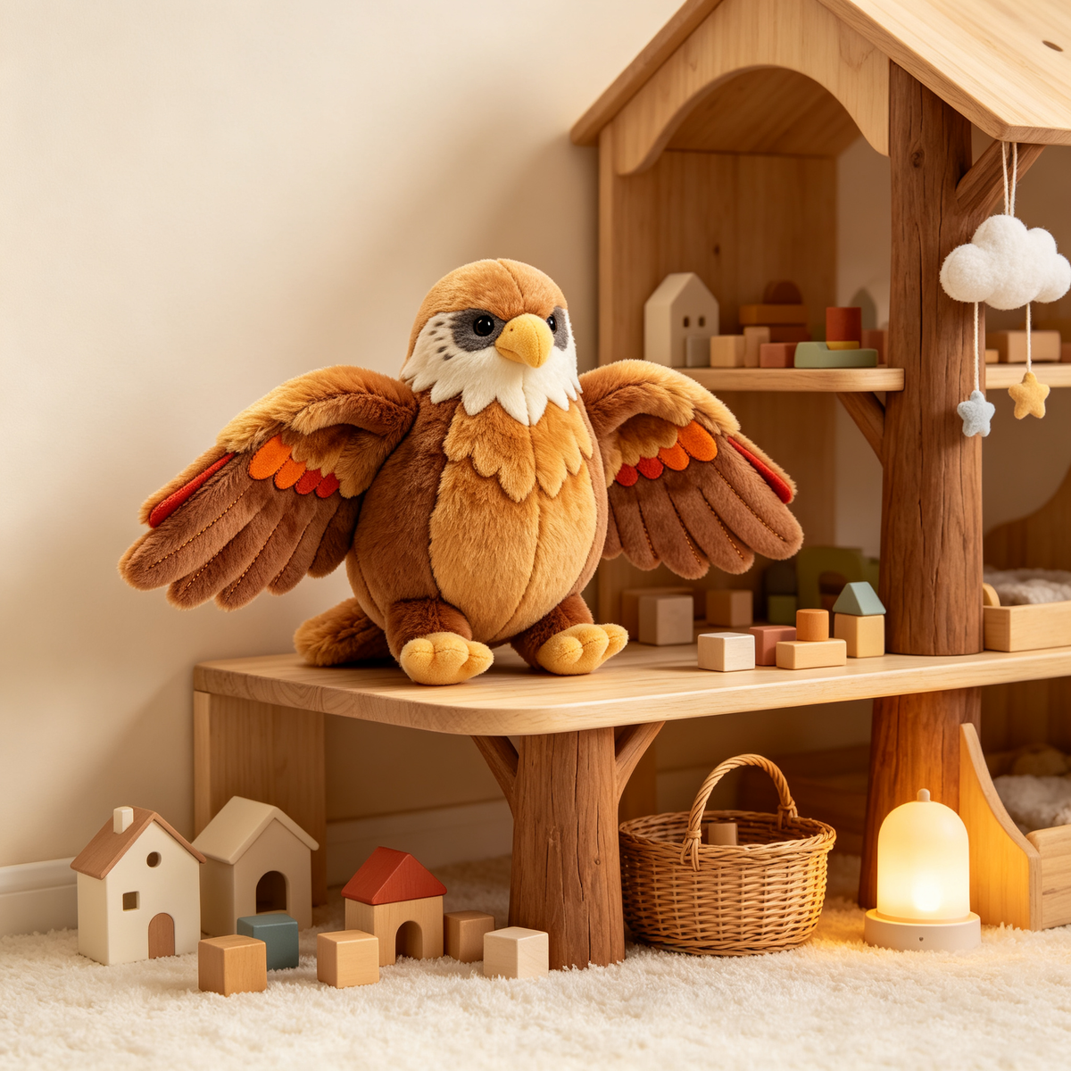 Chubby Eagle Stuffed Animal