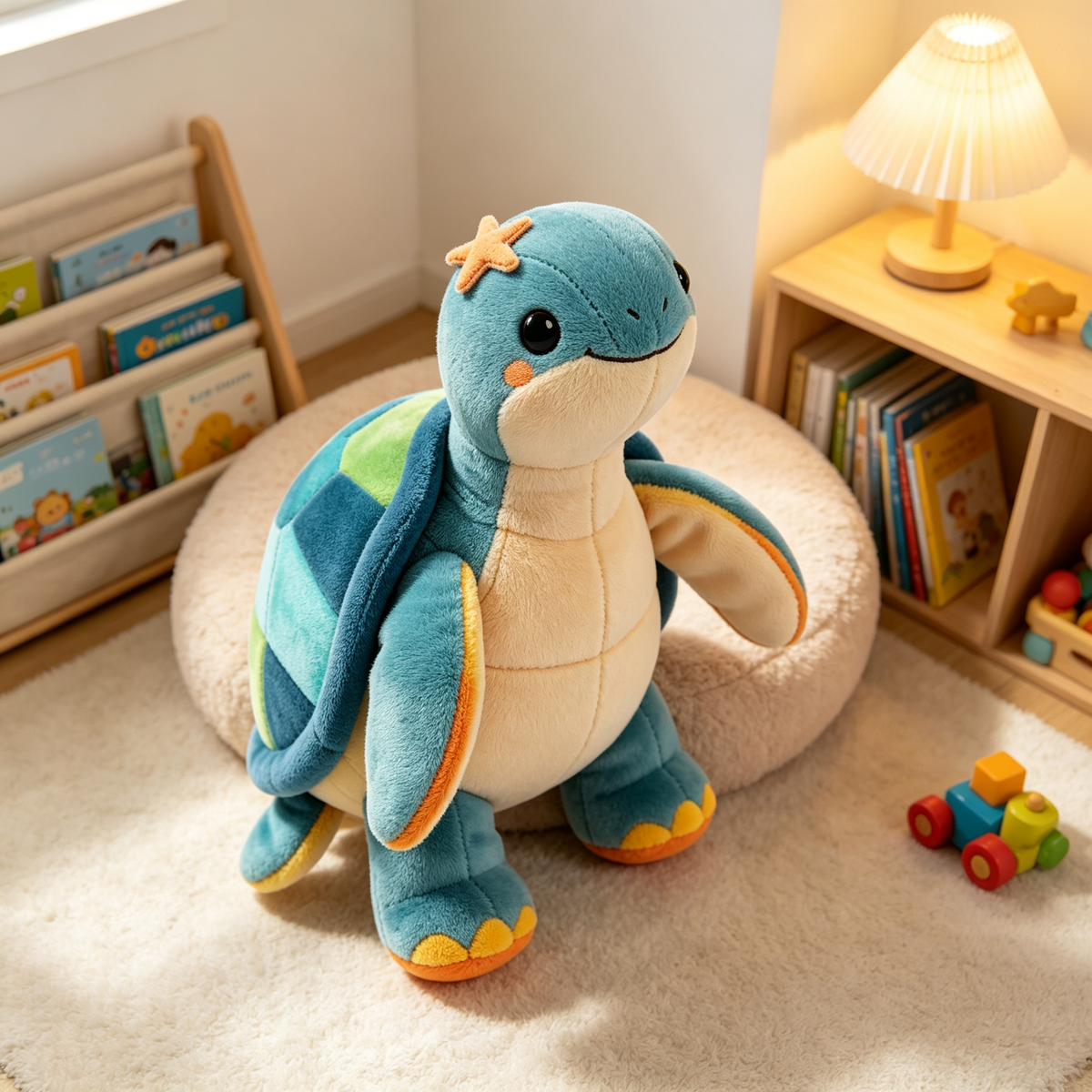 Color Patch Sea Turtle Plush Toy