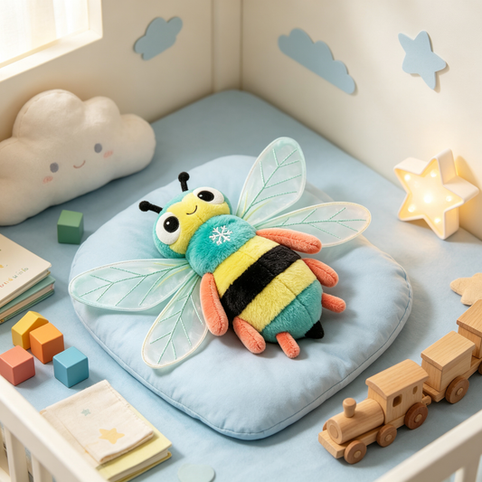 Colorful Bee Plush Toy