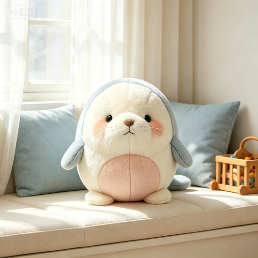 Round Chubby Seal Plush Toy