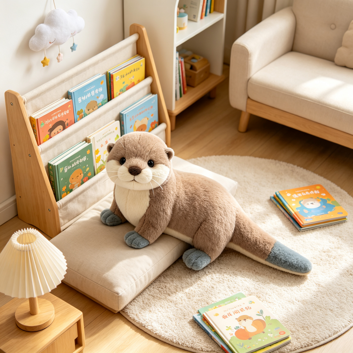 Soft Brown Otter Stuffed Plush Toy