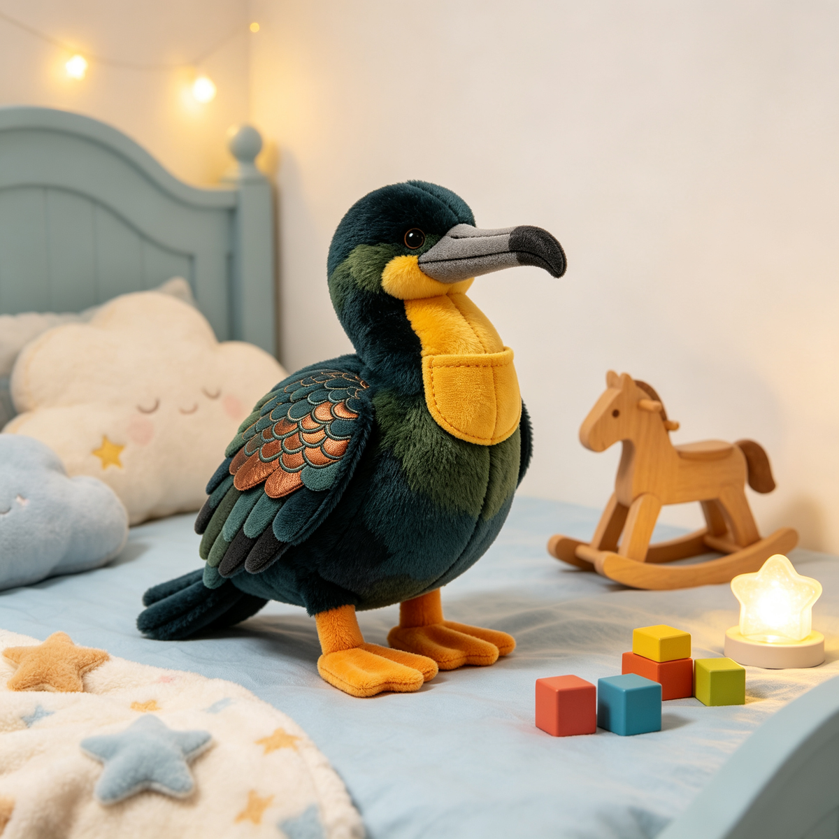 Cormorant Bird Stuffed Plush