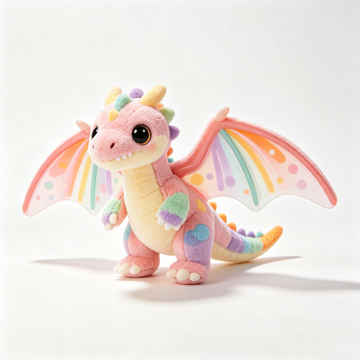 Rainbow Dragon Plush Toy