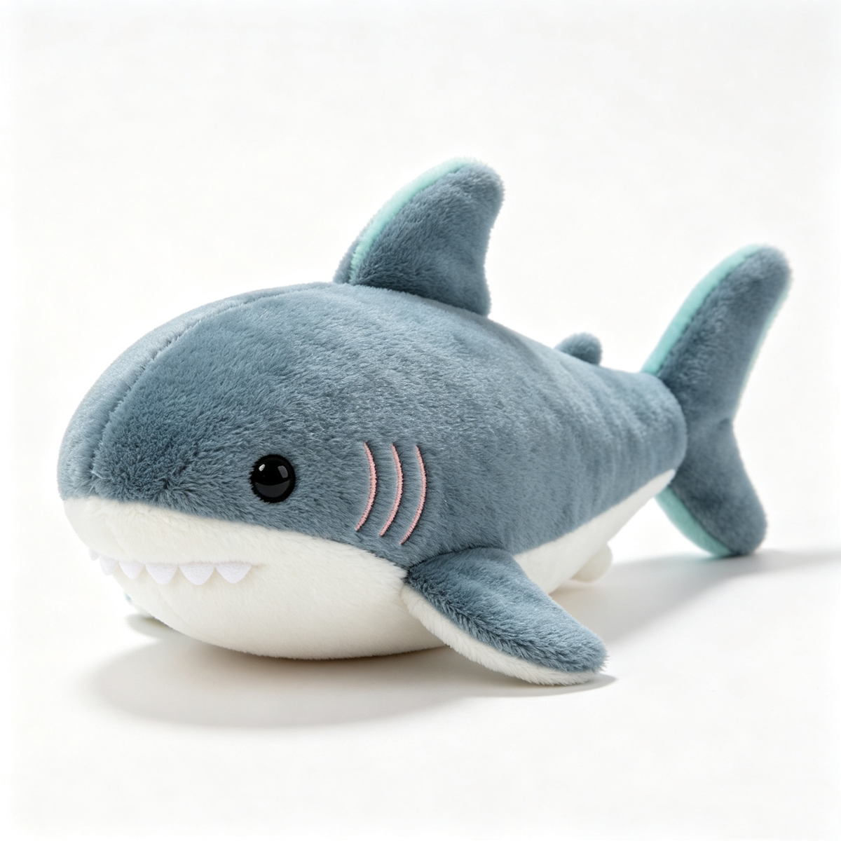 Cute Grey Shark Plush Toy