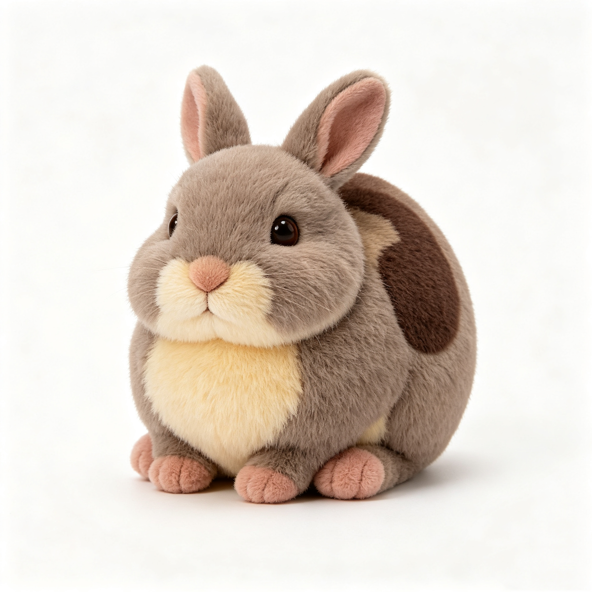 Soft Grey Bunny Stuffed Toy