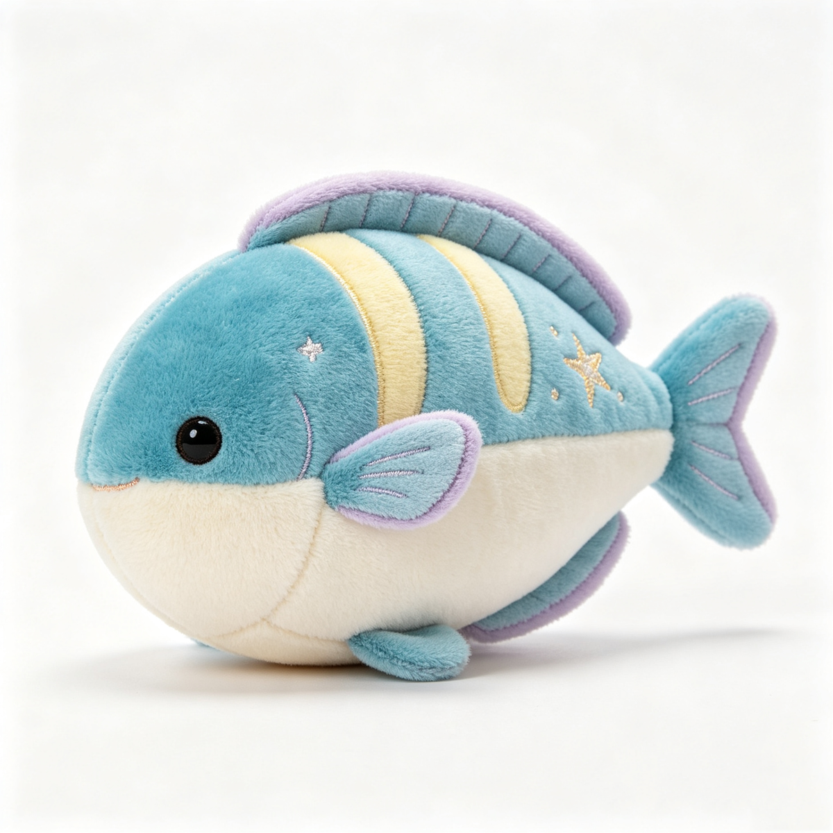 Star Embroidered Tropical Fish Plush Toy