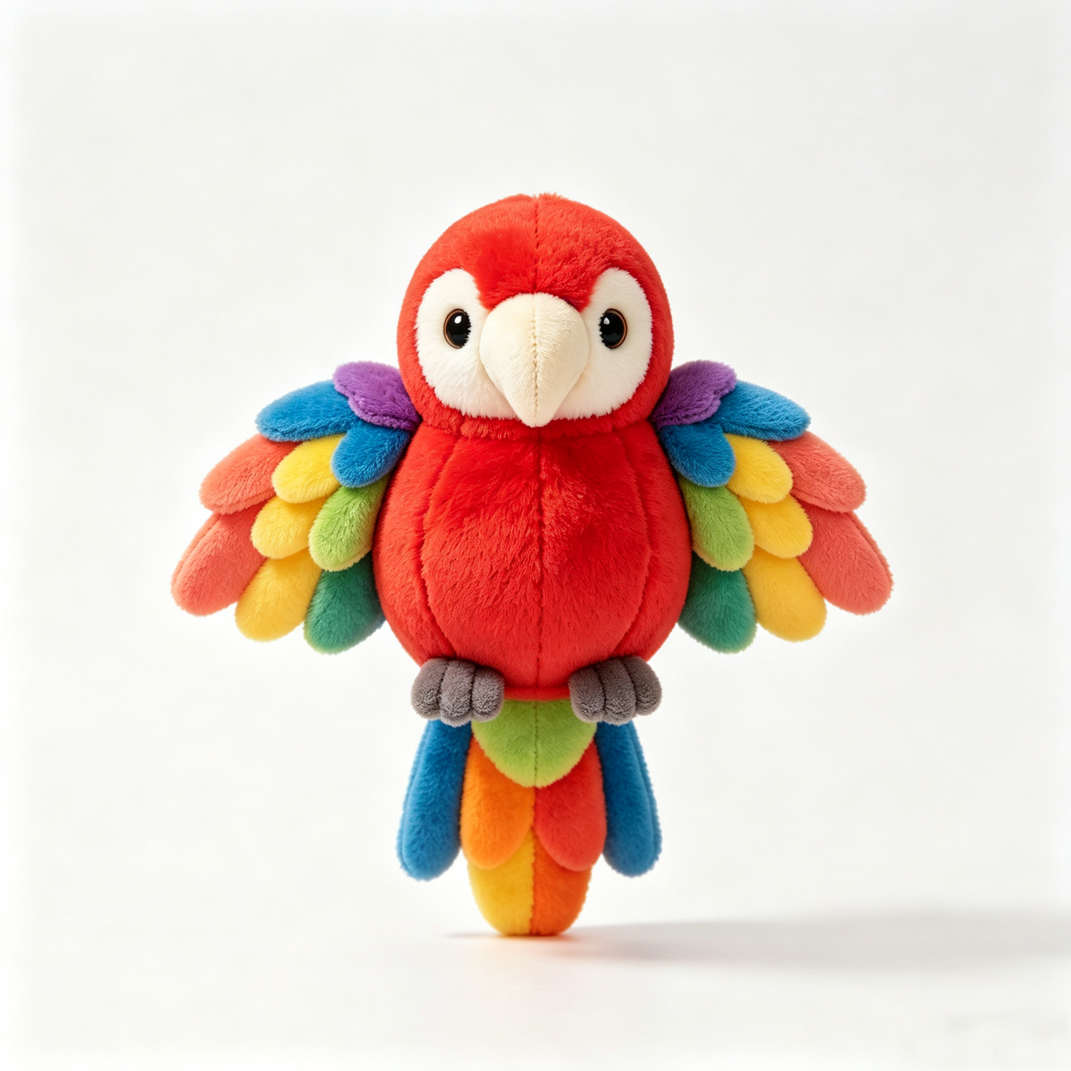 Colorful Macaw Stuffed Parrot Toy